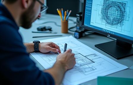 Engineer drawing automation system schematics