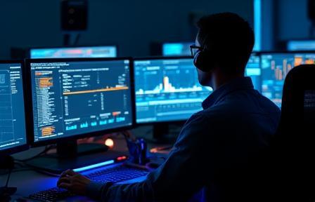 Support engineer monitoring system performance remotely